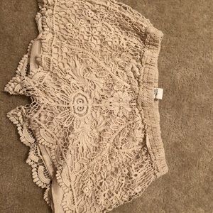 crochet shorts